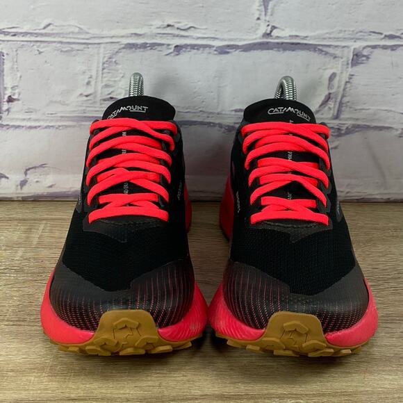 Brooks Catamount Black Pink Trail Running Shoes Women's Size 8 Hiking Sneakers - Picture 2 of 8